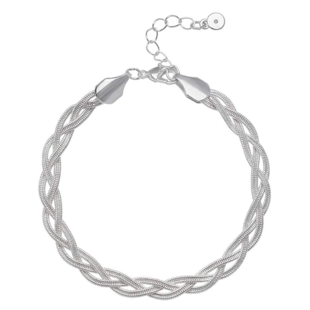 LC Lauren Conrad Silver Twisted Bracelet - Picture 2 of 3
